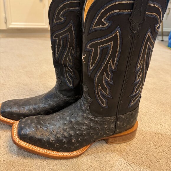 Twisted X Cowboy Boots (Men's 8.5/ostrich) - brand new - Picture 1 of 5